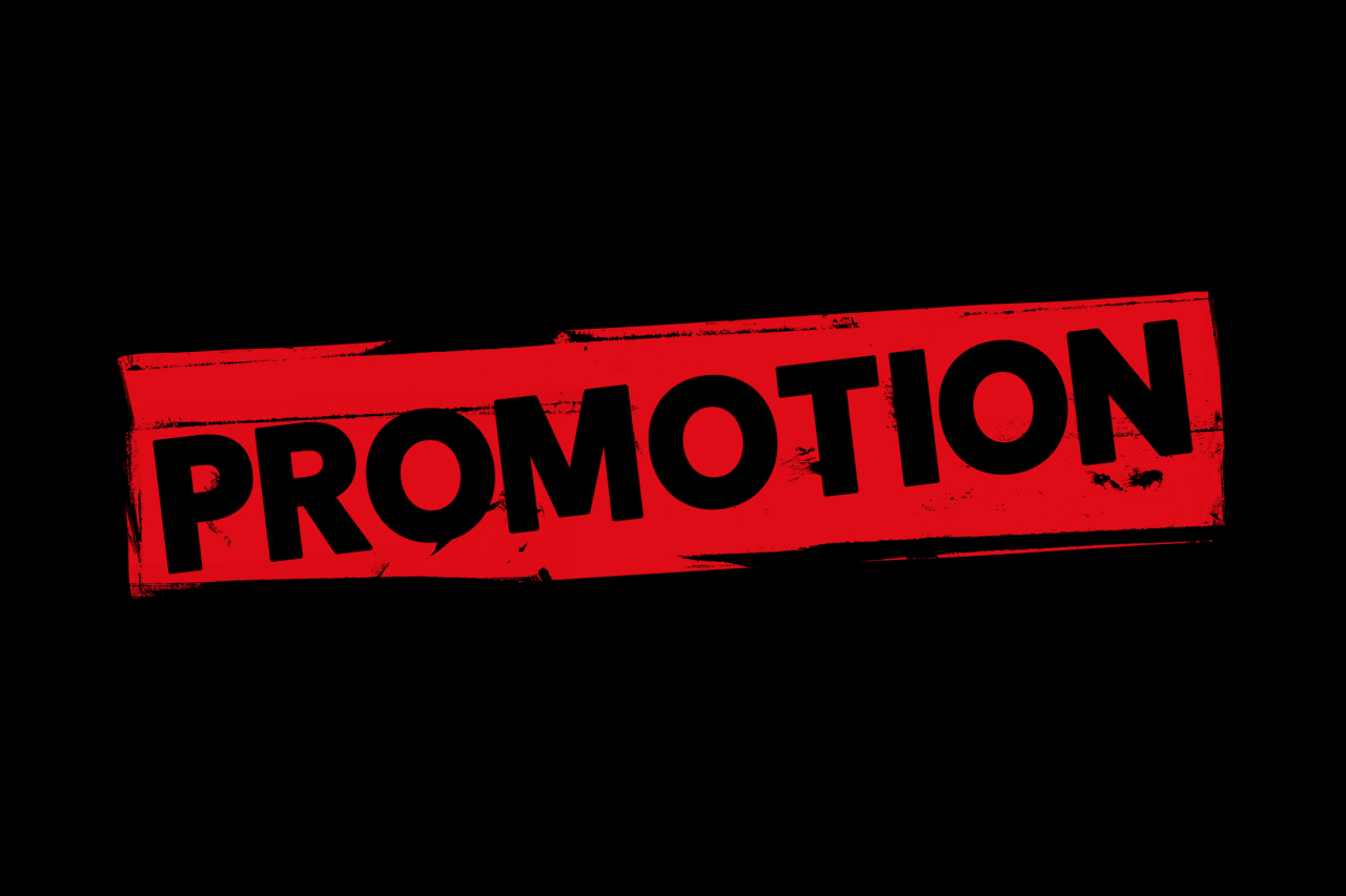 Grunge promotion label PSD - PSDstamps